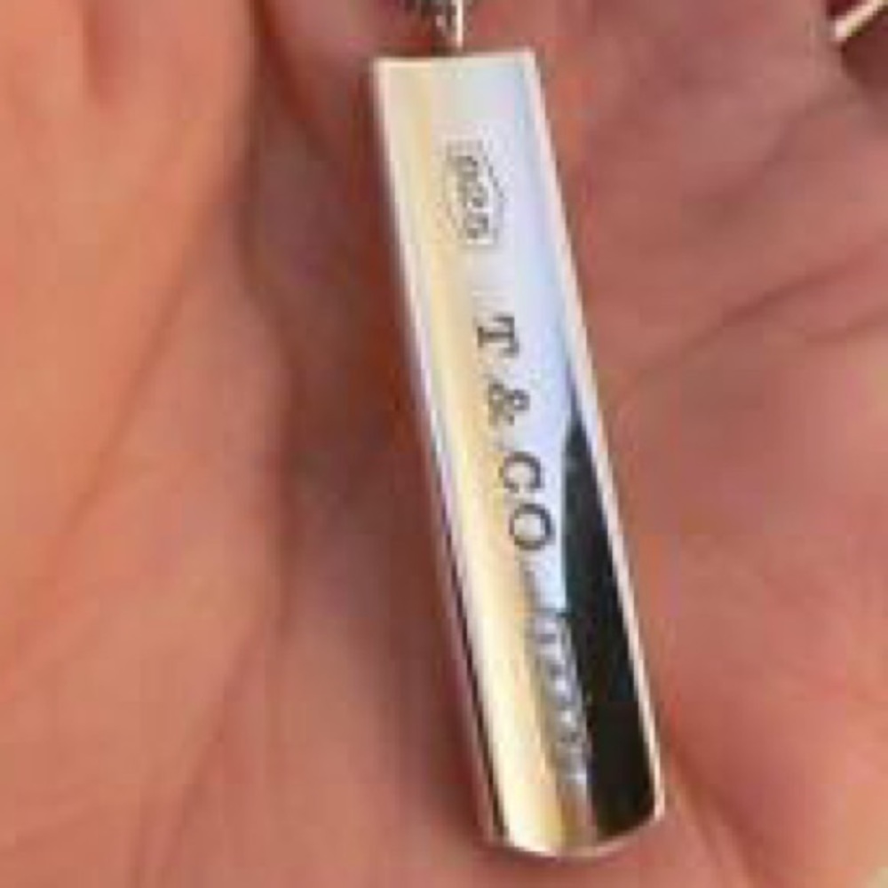 Rare 2001 edition Tiffany 1837 Silver Bar Necklace
